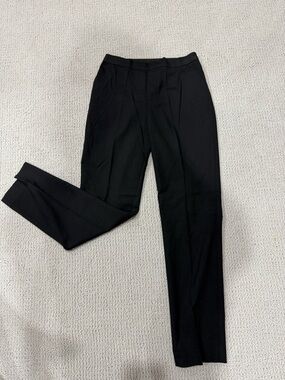 Uniqlo Black Tailored Women's Dress Pants Stretch Waist Product 221-087661